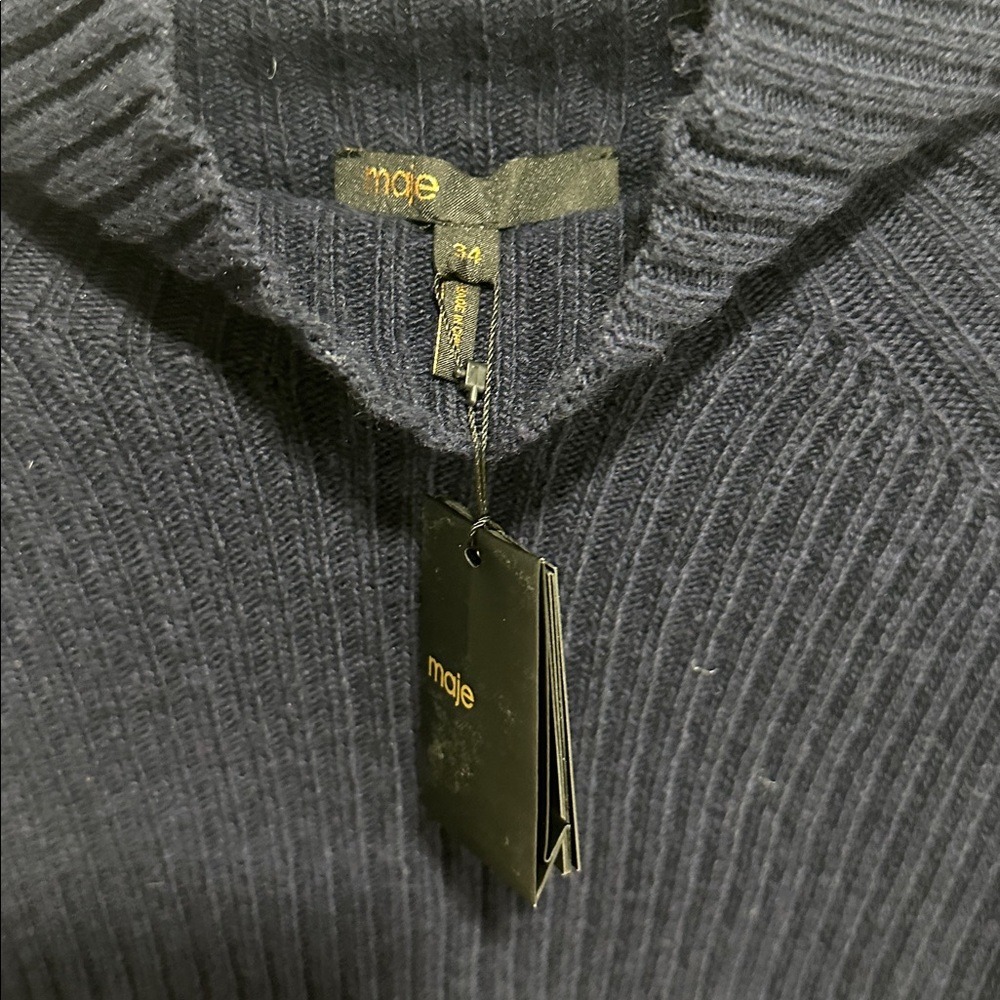 Maje NWT size 34 Crop Sweater - Picture 9 of 9